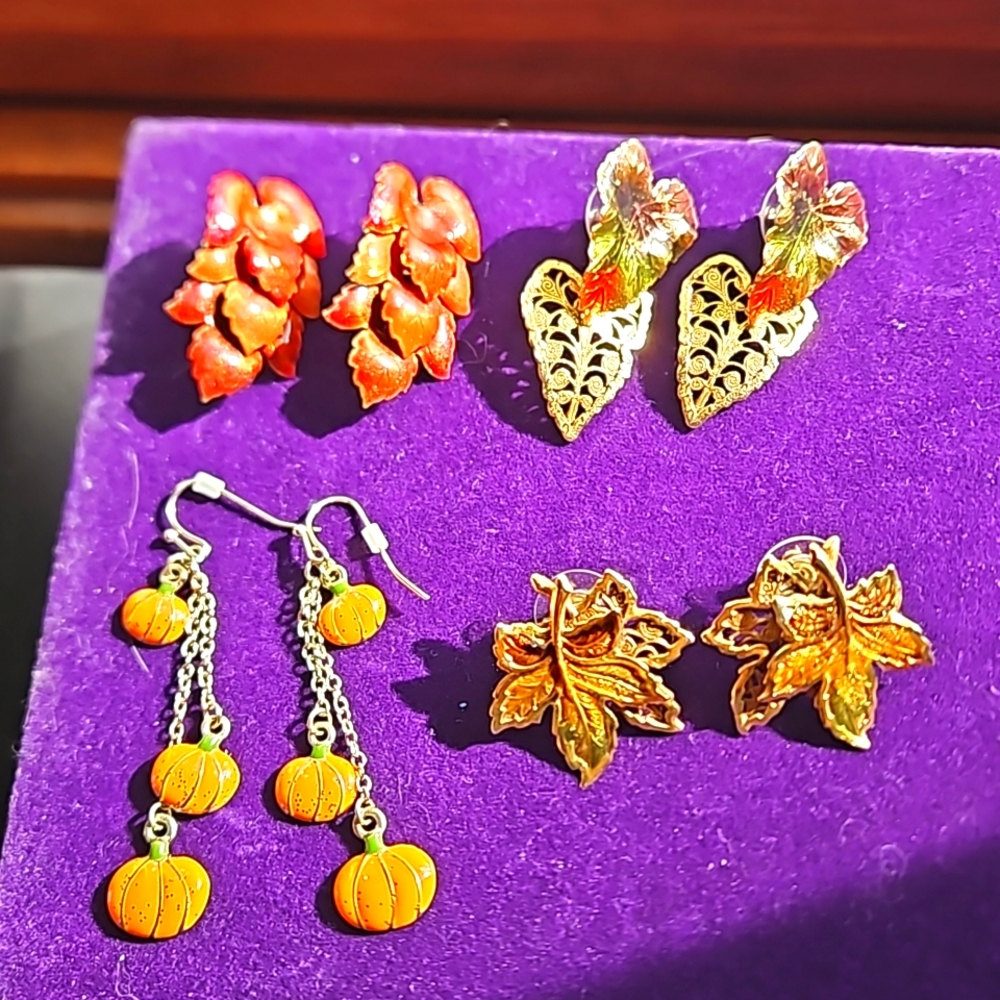 Fall earrings